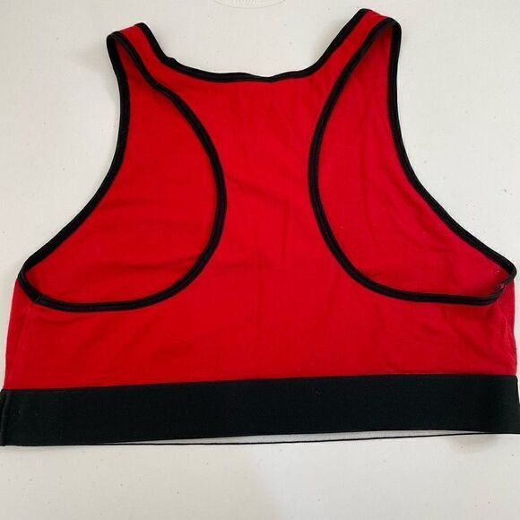 PINK|Crop|Haut Court| Crop sports top|Cotton| Has Stretch - Picture 5 of 7